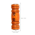 thumbnail image 2 of HEATSHAKING 4Pcs Stylish Wooden Toggle Buttons Chocolate Horn Design for Coats and Jackets, 2 of 5