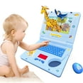 thumbnail image 1 of IMENGL Realistic Children's Laptop Early Education Toy With Lights And Music Interactive Learning Tool For Toddlers Multifunctional Enlightenment Educational Toy Activities for Toddlers 1-3,Toddler, 1 of 5