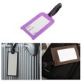 thumbnail image 5 of Unique Bargains 1 Pc Plane Luggage Tag for Travelling Purple Soft Rubber, 5 of 5