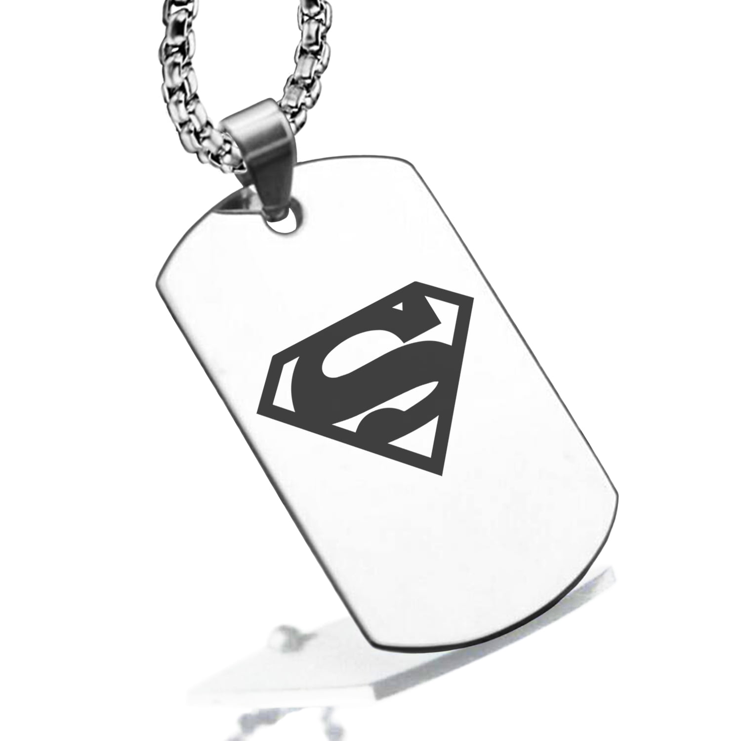 DC Comic Superman Justice League Dog tag & Silencer Necklaces Gift Party Favor 