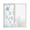 Light Blue Grey, variant on Window Privacy Film,Blue Grey Coastal Coral UV Sun Blocking Window Tint Film Heat Control One Way Blackout Window Film,Ocean Nautical Turtle Summer Beach Conch Non Adhesive Static Cling 17.7x39.3 In