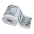 thumbnail image 1 of TheFound Wood Pulp Roll Paper Dollar Bill Printed Household Toilet Paper, 1 of 4