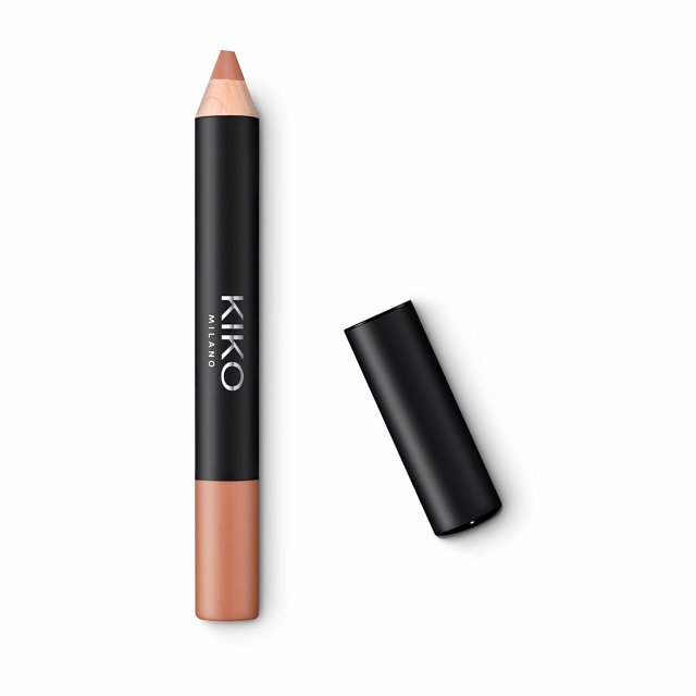 KIKO Milano Smart Fusion Matte Lip Crayon 01 | Brillo de labios en lápiz On-The-Go