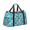 thumbnail image 2 of Fotbe Crab Swims In The Ocean Bolsa de Viaje con Estampado, Bolsa de Fin de Semana para Mujer con Compartimento para Zapatos, Bolsa de Gimnasio con Bolsillo Húmedo, 2 of 7