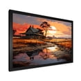 thumbnail image 4 of Designart "Country Charm At Sunrise With Barns" Barns Picture Framed Wall Art Prints, 4 of 5