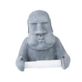 thumbnail image 2 of rollos de papel higiénico con estatua Moai, escultura funcional y única para montar en pared, decoración para baño, hogar y oficina., 2 of 9