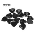 thumbnail image 3 of Unique Bargains 40 Pcs Acrylic Heart Rhinestone 15mm Flat Back Plastic Gems for Jewelry Making, Black, 3 of 5