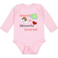 thumbnail image 3 of Inktastic Someone in Minnesota Loves Me Boys or Girls Long Sleeve Baby Bodysuit, 3 of 5