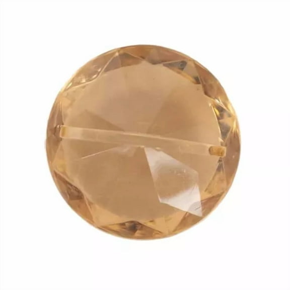 Amber 10 Plastic 1.75" Crystal Place Card Holders Table Number Stands Events