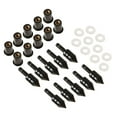 thumbnail image 4 of Tornillos y tuercas de montaje para parabrisas de carenado universal M5 Negro, 4 of 8
