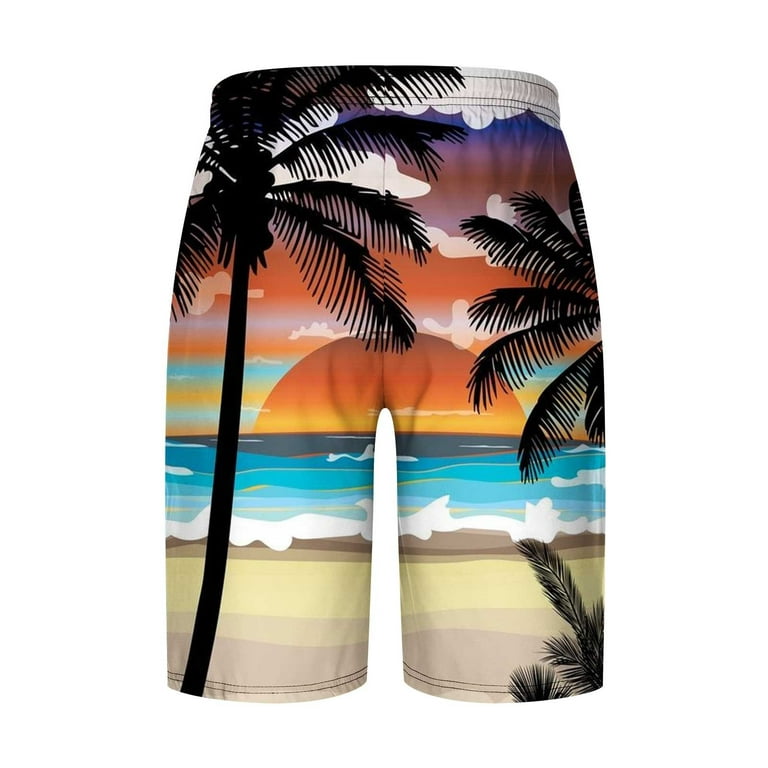 Mens Board Shorts Quick Dry Lightweight Beach Shorts with Pockets Summer  Shorts
