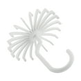 thumbnail image 3 of LAFGUR 360° Rotating Tie Rack Hanger Organizer Twirling Scarf Belt Hook Holder Plastic, 3 of 8