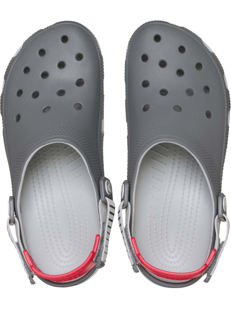 Crocs Mens Youth‎ Big Boys Classic Turbo Slip-on Clogs Size 6 White Gray Sporty Crocs Classic Turbo Clog - Walmart.com main image 4