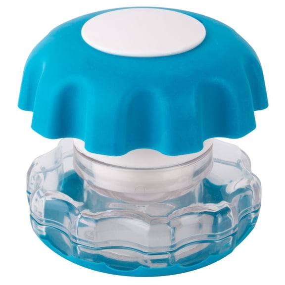 Ezy Dose Easy Grip Pill Crusher and Grinder, Built-in Storage, Blue