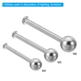 thumbnail image 4 of Uxcell M4x8mm Ball Nuts Knob, 8 Pcs Female Thread 304 Stainless Steel Round Cap Cover, 4 of 6