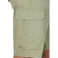 thumbnail image 5 of Wrangler Authentics Men's Stretch Twill Cargo Shorts, Aloe, 33, 5 of 6