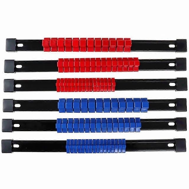 Mountable Socket Holder Organizer Diy Enthusiasts Storage Rail Racks Abs Steel Ball 6Pcs