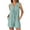 Mint Green, variant on pstuiky Dressy Jumpsuits for Women, Solid Color Casual Short Trousers with Pockets Summer Womens Romper Holiday Gifts Army Green L