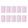 thumbnail image 1 of 10 rouleaux de papier thermique rose pour imprimante thermique de 58 mm, 1 of 4