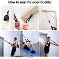 thumbnail image 3 of Resistance Bands Set, Exercise Bands with Door Anchor, Handles and Legs Ankle Straps for Resistance Training, Workout at Home, Yoga Stackable up to 100 lb（Pack of 11）, 3 of 7