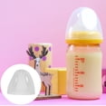 thumbnail image 2 of WEUVEB Wide Mouth Plastic Baby Feeding Bottle Caps, Transparent Leak-Proof Design, Replacement Accessories, 2 of 8