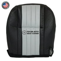 2003 Ford F-150 Harley Davidson Crew Cab Pickup 4-Door Driver Bottom Fully Synthetic Leather Seat Cover 2Tone