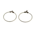 thumbnail image 2 of 20 piezas de Pendientes de aro de abalorios perfecl bronce antiguo DIY fabricación de hallazgos manualidades, 2 of 8