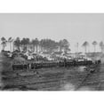 thumbnail image 2 of OSullivan, Timothy H 18x15 Black Modern Framed Museum Art Print Titled - Guard Mount-Head Quarters-Army of the Potomac, 2 of 4