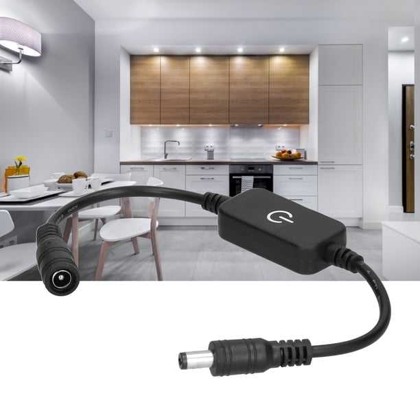 Atenuador LED De Bajo Perfil Para Tiras De Luz – Controlador En Línea Con Cables Desnudos (12-24V)