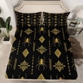 thumbnail image 2 of Feelyou Vintage Damask Aztec Bed Sheets, Gothic Spider Animal King Sheets, 4pcs, 2 of 7