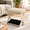 Linen, variant on Adjustable Foot Rest Under Desk At Work 16.6" Wide Wooden Footstool With 3 Height Options Cushion Non-slip Eva Stepping Surface &