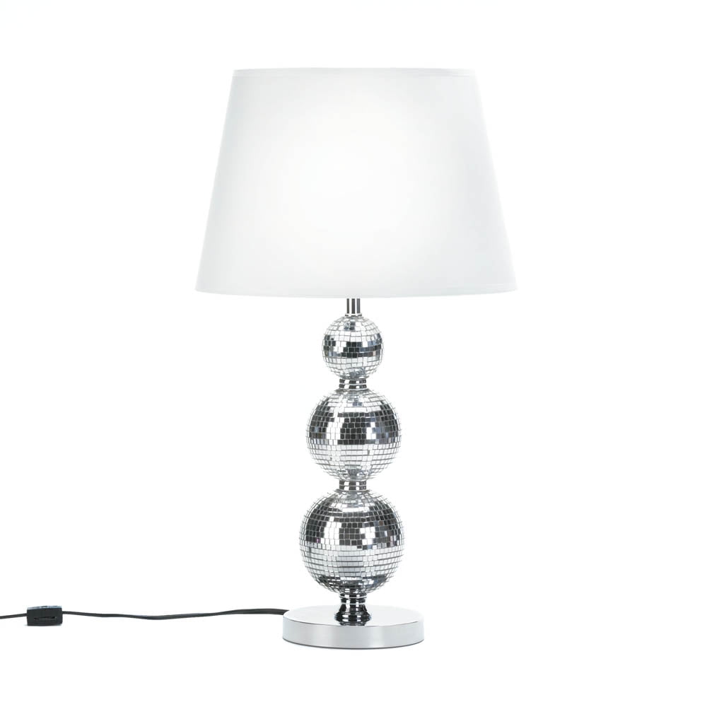Lamp Table Silver Small Bedside Lamps For Bedrooms Glass