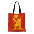thumbnail image 1 of JSDART Toile Tote Bag San I Love You California Rouge et Francisco Ours Réutilisable Sac à Main Épaule Épicerie Sacs à Provisions, 1 of 1