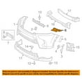 thumbnail image 3 of For 17-19 Highlander Front Bumper Cover Mounting Brace Stay Bracket SET PAIR, 3 of 5
