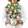 thumbnail image 3 of Tarjetas Emergentes de Papel, Árbol de Huevos de Pascua, Ramo de Flores para Siempre de Tamaño Natural, Tarjetas de Felicitación Emergentes 3D con Tarjeta de Notas en, 3 of 7