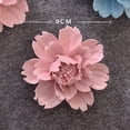 thumbnail image 2 of Naiovety Flores de cerámica tridimensional para colgar en la pared, manualidades pastorales para el hogar, adhesivo para el salón, TV, Decoración del hogar Rosado Medio, 2 of 6