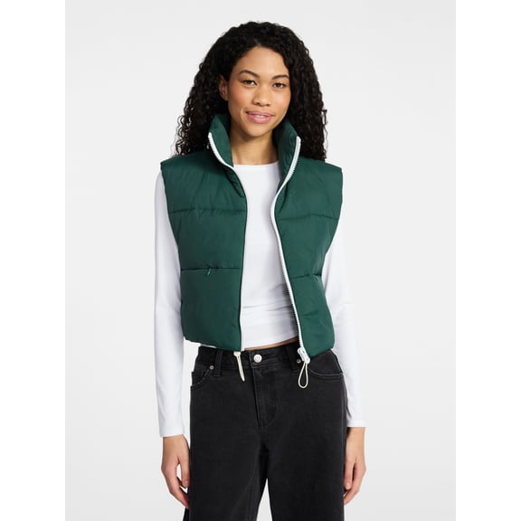 No Boundaries, Puffer Vest, S/M, Aventurine