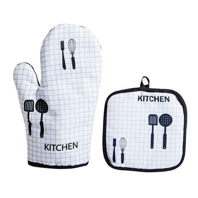 Cute Oven Mitts and Pot Pad Sets Non-Slip Potholders Kitchen Heat Resistant  Cute Heat Resistant Non-Slip Potholders Kitchen Heat Resistant Hot Pads Cute  Oven Mitts and Pot Pad Sets for Kitchen 2 