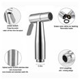thumbnail image 2 of AU/EU Bidet Spray Boquilla de mano Kit de cabezal de ducha Inodoro Baño (Plata) Sywqhk Para estrenar, 2 of 9