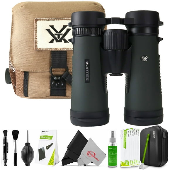 Vortex 10x42 Diamondback HD Binoculars DB-215 + Vivitar Professional Cleaning Kit