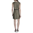 thumbnail image 2 of BCBG womens  Fit And Flare Dress, 14, Green, 2 of 3