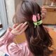 thumbnail image 4 of Guardurnaity Pinza de pelo en forma de flor para boda, tienda de vacaciones, horquilla de viaje, pinza antideslizante para el pelo, pinza portátil Cuidado del cabello, 4 of 6