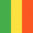 Multicolor, variant on PrideSports Performance Plastic Golf Tees, 3-1/4" Length, Striped Fruit Mix, 25pk