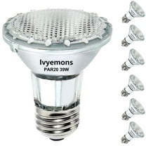 Ivyemons PAR20 Halogen Dimmable 39W (Equiv 50W) 2800K Warm White E26 Recessed Lights 6 Count
