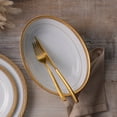 thumbnail image 4 of Noritake Crestwood Gold Oval Vegetable Serving Bowl, 4 of 6