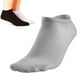 thumbnail image 4 of 9 pares de calcetines tobilleros de corte bajo para mujer, talla 9-11, deportivos, negros, blancos y grises, 4 of 7