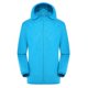 thumbnail image 1 of Chaqueta cortavientos ultraligera a prueba de lluvia, transpirable, impermeable, a prueba de viento para mujeres, hombres, NewSky blue, 1 of 2
