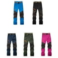 thumbnail image 4 of YunPes Kids Boys Girls Youth Waterproof Hiking Ski Snow Pants Elastic Waist Warm Insulated Pants Winter Windproof Outdoor Snowpants, 4 of 5