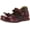 Burgundy, variant on Garvalin Girls European Fashion Dress Casual Mary Jane Flats Shoes