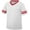 White/ Red, variant on Augusta Adult Striped Sleeve Jersey 360A